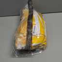 Arttown Yellow Kitchen Curtains 36 Inch Length Modern Window Short Tier Curtains Over Sink Set of 2, White Doodle Abstract Art Small Kitchen Decor