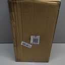 Natelf Garden Owl Sculptures & Statues, Standing Metal Bird Yard Art Sculpture for Patio Backyard Pond Outdoor Decorations (Brown-1)