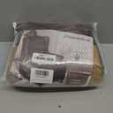 Leather Look Wingback Chair Covers, 2-Piece Wing Chair slipcover, Stretch Wing Back Armchair Slipcovers with Elastic Bottom, Soft Spandex Furniture Protector for Living Room, Brown, 34"D x 29"W x 43"H