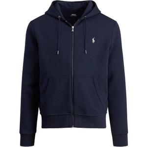 Polo Ralph Lauren Men's Double-Knit Full-Zip Hoodie (Large, (Fall/Winter 2022) Newport Navy)