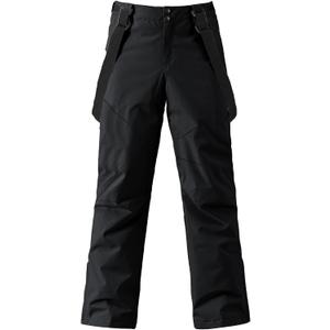 YEEFINE Men's Waterproof Snow Ski Pants Insulated Warm Winter Outdoor Snowboard Bibs with Suspenders (X-Large, Black)