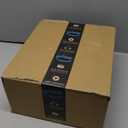 BYCY Medium 4 Drawer Clear Stacking Desktop Organizer for Office Supplies,Stackable Storage Drawers Plastic Storage Bins For Kitchen Cabinets, Pantry, Home Organization (Black, Medium 4Drawer)