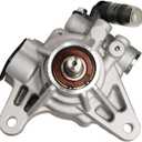 Power Steering Pump Replacement for 2006 2007 Honda Accord 2.4L 2002-2011 Honda CRV 2.4L 2006-2011 Element 2.4L 2002-2006 Acura RSX 2.0L 2006-2008 Acura TSX 2.4L with OE Replace # 21-5419