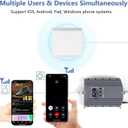 Cell Phone Booster for Home,Up to 5500Sq Ft,Cell Phone Signal Booster for Band 2/25 / 4/66 / 5/12 / 17/13 with All U.S. Carriers,Boosts 5G 4G LTE, FCC Approved (Light Purple)