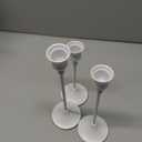 Candlestick Holders White, 3 Packs Taper Candle Holder for Candlesticks, Candle Sticks Holder Decor for Home Decor