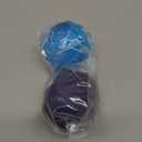 Candescent Stress Balls - Hand Therapy Relief for Anxiety, Fidget, Tension, Exercise Strengthener - Motivational Toys for Adults & Kids - Set of 2 (Crystal Blue, Ocean Blue)