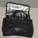 Bike Basket with Removable Insulated Cooler Bag, Foldable Weatherproof Steel Wire Rack