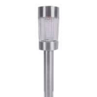 Crosslight Solar Powered Pathway Lights  Stainless Steel Outdoor White LED Lights, Waterproof for Garden, Yard, Patio, Lawn, Walkway - Decorative Ground Stake Lighting | Bronze 2 different pc