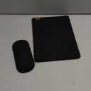 SenseAGE Ergonomic Detachable Mouse Pad with Wrist Rest Support, Adjustable Placement for Pain Relief, Non-Slip Base, for Computer & Laptop, Office Desk Accessories, 9.7 x 7.3 in (Black)