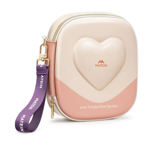 MATEIN Hardcase Tech Accessory Pouch, Valentines Gifts for Her, Cute Travel Electronics Organizer Cable Organizer Bag for Girls, Waterproof Portable Instant Print Camera Case for Travel Essentials