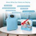 Baby Vibrating Soother,Baby Patter for Sleep,Rechargeable Baby Sleep Soother Pad with 3 Vibration Modes & 90M Timer - Portable Vibration Mattress for Crib, Bassinet, and Travel Stroller
