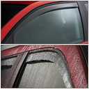 Auto Dynasty 4 Pcs Tape on Window Vent Visor Deflector Rain Guard Compatible with 2011-2014 Toyota Sienna, Acrylic (11-14 Toyota Sienna)