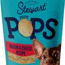 Stewart Freeze Dried Dog Treats, PuffPops Bacon and Cheese Recipe, Gluten Free, 5.8 Ounce Resealable Pouch, Made in USA, Dog Training Treats, Best By 08/10/25