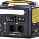 VTOMAN Jump 600X Portable Power Station with Jump Cable
Solar Generator LiFePO4 Battery, 2 AC Outputs 600W, 299Wh/600W (Peak 1200W), Camping, Emergencies, Travel,