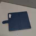 FLIPALM Wallet Case for Samsung Galaxy A15 5G, RFID Blocking Credit Card Holder, PU Leather Folio Flip Kickstand Protective Shockproof Cover for Galaxy A15 (Blue)