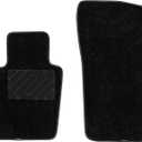 WENNEBIRD Superior Carpet Front Row Floor Mats for 2014-2024 MINI Cooper (F55 / F56 / F57), 0.6-Inch Ultra-Thick, Noise-Reducing, All-Weather Waterproof Anti-Slip 2-pc Set