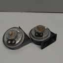 FARBIN Air Horn for Truck 12V Loud Train Horn with Air Compressor Dual-Trumpet Chrome Compatible with Trucks Pickups Motorcycles Cars Boats (Silver)