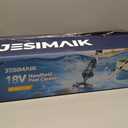 Pool Vacuum for Above Ground Pool, JESIMAIK 18.5 GPM Powerful Suction Handheld Pool Vacuum, 60min Runtime,Telescopic Pole Cordless Pool Vacuum for Above/Inground Pool, Spas, Hot Tubs Cleaning