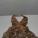 SHENHE Women's Skirt Set Y2k 2 Piece Outfits Leopard Halter Backless Top and Animal Ruffle Mini Skirt Sets, XXS