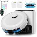 Lefant LiDAR Robot Vacuum and Mop,75-Day Self-Emptying,6000Pa Powerful Suction,Customized Cleaning,Home Mapping, 140 Min Runtime, Roller Brush for Carpet,2.4G/5G WiFi/Alexa/APP/iWatch,M2 Plus
