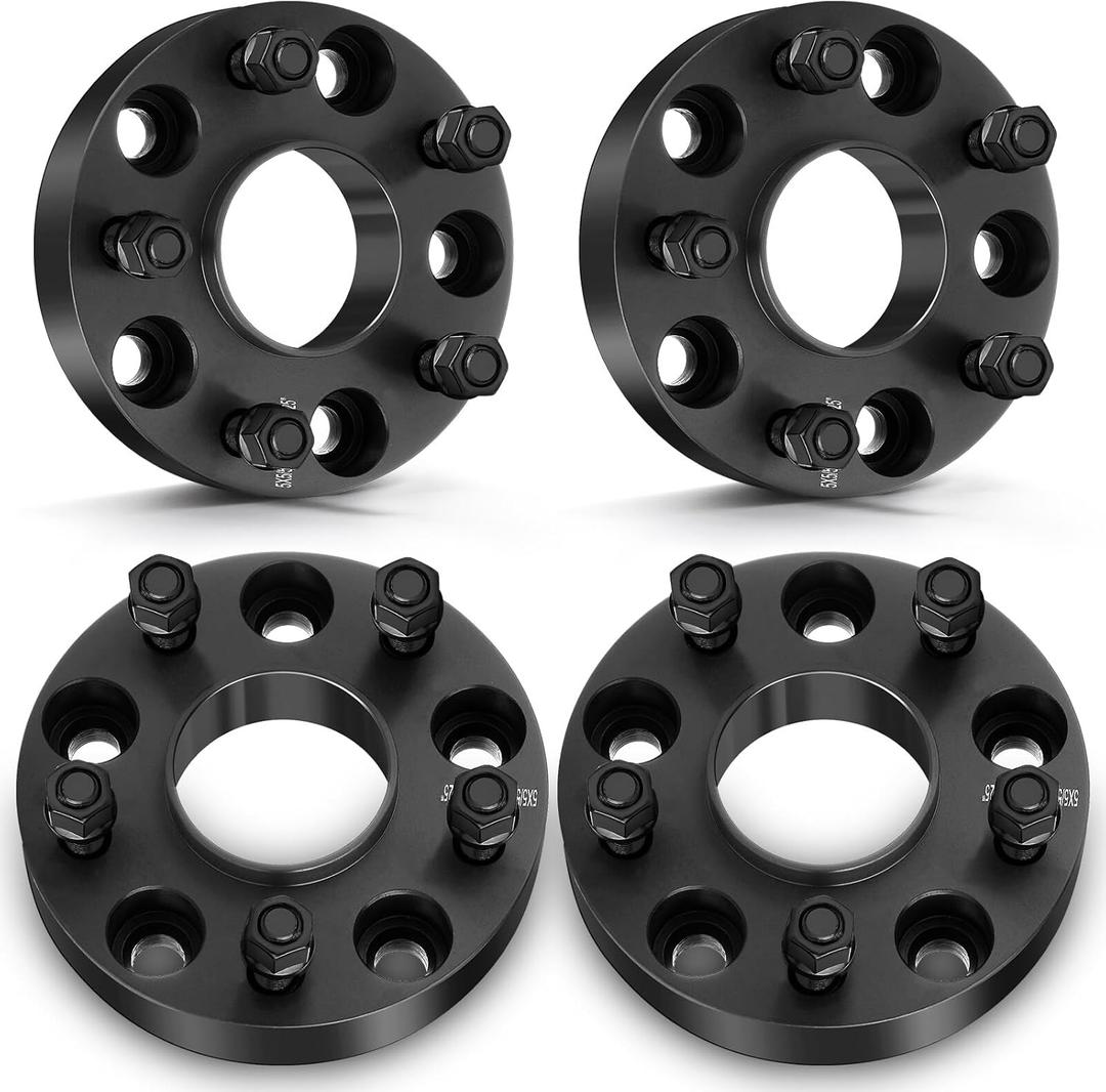 ECCPP 4PCS 5 Lug Hubcentric Wheel Spacers 1.25 inch 5x5 to 5x5 5x127mm fits for 07-15 for Jeep Wrangler (JK)| 06-10 for Jeep Grand Cherokee| 06-10 for Jeep Commander