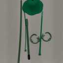 KOJIGIC 17.7 inch Christmas Angel Tree Topper Holder, Xmas Tree Topper Stand for Angel Green Treetop attachments Stabilizer Seasonal Treetop Base Decoration Angels Tree Toppers Support Ornaments