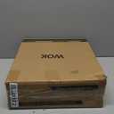 Carbon Steel Wok - Including Glass Cover and Silicone Spatula, 13-Inch Woks & Stir-Fry Pans for Induction, Electric, Gas Stoves