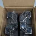 Sephyroth Adjustable Bed Risers Furniture Risers 4Pack with Screw Clamp.Table Desk Chair Risers.Bed Risers 4Inch Fit Furniture's Square/Round Leg Diameter from 0.8''1.6'' (4Inch Black)