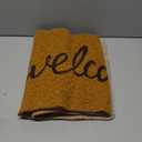 Long Doormat 48''x16'' Front Door Mat for Entrance Inside Outdoor Large Decorative Door Rug Welcome Mat for Outside Home Entry(Welcome,Yellow)