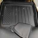 Naibeve Floor Mats for Nissan Rogue 2021-2026 2026.5- All Weather Custom Fit for Nissan Rogue Floor Mats Cargo Mat with Backrest Mats Door Sill Guards Accessories(Not for Rogue Select or Sport Models)