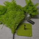 3FT Christmas Tree with Lights, 40 Led Battery Operated Powerd Bendable Mini Whimsical Lime Green Light Up Remote Contral Timer Curved Unique Artificial Xmas Decorations Small Fake Pine Tree Decor