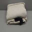 H.VERSAILTEX Reversible Sofa Cover Couch Cover for 3 Cushion Couch Water Resistant Sofa Cover for Living Room Quilted Furniture Couch Cover Washable Couch Protector (Oversized Sofa, Ivory/Beige)