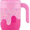 REDUCE CHILLER GO Insulated Kids Tumbler – 14 oz Stainless Steel Cup with Leak-Proof Lid, Stays Cold 18 Hours, Dishwasher Safe – Kids Water Bottle for School, Travel & On the Go