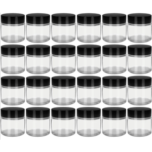 Domensi 32 Pcs 2 oz Glass Jars with Lids Travel Size Round Leakproof Empty Cosmetic Jars with Inner Liners Lid for Storing Makeup Lotions Face Cream Ointments Candle DIY Making (Pea Green)