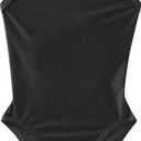 TYR Sport Girls' Solid Diamondback Swim Suit (Black, 24)