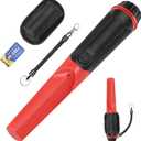 Metal Detector Pinpointer, for Adults & Kids, Professional Waterproof, IP68 Fully Waterproof Handheld Metal Detector Wand with 360 Detection,LED Indicator,3 Modes