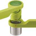 Joseph Joseph Helix Garlic Press Mincer Ergonomic Twist-Action Hand Juicer, Stainless Steel