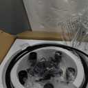 5-Light Black Globe Pendant Lighting Adjustable Metal for Kitchen E12 Not inclu.