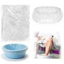 300 Transparent Pedicure Liners 21 x 45 Inches Disposable Unbreakable Pedi Liners Disposable Fits Most Tub and Pedicure Foot Spa Home Use