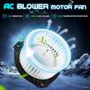 HVAC Heater Blower Motor Fan 89018747 700109 Air Conditioning AC Blower Motor Fits 2002-2009 Chevrolet Trailblazer/GMC Envoy, 2004-2007 Buick Rainier, 2002-2004 Oldsmobile Bravada, 2005-2009 Saab 9-7x