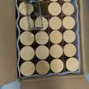 AISIPRIN Glass Spice Jars with 398 Labels, 24 pcs 4oz Spice Containers with Bamboo Lids, Square Spice Bottles With Shaker Lids,Spice Organization for Cabinet,Drawer,Rack,Seasoning Organizer