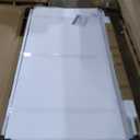 BARNSMITH 42in x 84in Mirror Barn Door with 7FT Sliding Door Hardware Kit Included, 1 Lites Full Length, Solid Wood Water-Proof PVC Surface,No Assembly Required,Black