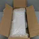 Mkono Wall Mounted Rack Set of 2 White Wood Bottle Glass Holder Floating Shelves with Stemware Hanger Modern Plants Photos Display Storage Holder for Kitchen Dining Room Bar, 17 Inch (White and Gold)