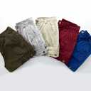 Men's Camo Cargo Shorts Relaxed Fit Multi-Pocket Outdoor Camouflage Cargo Shorts Cotton (Red, XXL)
