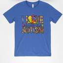 I Love Someone With Autism Shirt, Blue, 2XL