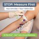Mighty Well PICCPerfect PICC Line Cover: Soft Touch Double Layer PICC Line Arm Cover | Solid Blush, Medium