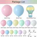171Pcs Oh The Place Party Decorations Pastel Rainbow Color Balloons Garland Arch Kit for Travel Theme Birthday Baby Shower Preschool Graduation Up Up and Away Party Supplies