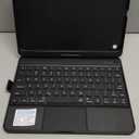 Baisla iPad 10th Generation Case with Keyboard 10.9" & iPad 11th (A16) & iPad Air 11 (M3/M2), Multi Trackpad, 360 Swivel & Rainbow Backlit for iPad Air 5th/4th,iPad Pro 11 4th/3rd/2nd/1st - Black