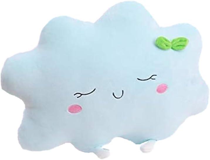 JOSON Sun Shaped Pillow Cute Sun seat Cushion Chair Cushion, Soft Plush Toy Pillow, Used for Home Decoration Children's and Girls' Birthday Gifts (19.6inch Blue)