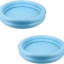 2pcs Inflatable Sand Tray Inflatable Swimming Pool for Floating Fishing Game Bathtub Portable Sand Tray Outdoor Party Food